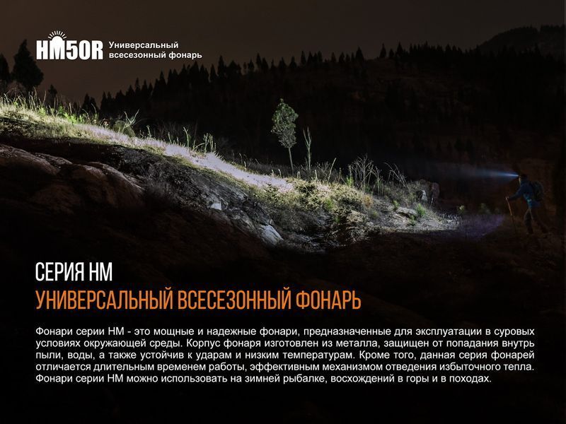 Ліхтар налобний Fenix HM50R 45234 фото