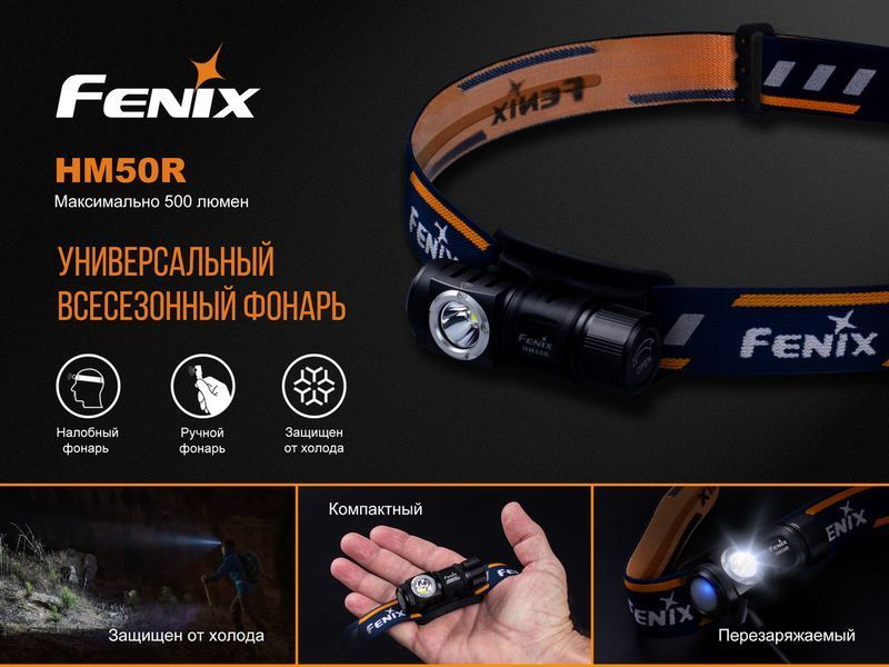 Ліхтар налобний Fenix HM50R 45234 фото