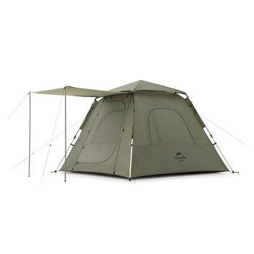 Намет тримісний NaturehikeUPF 50+ Ango pop up NH21ZP010; 210T зі стійками; темно-зелена 59445 фото