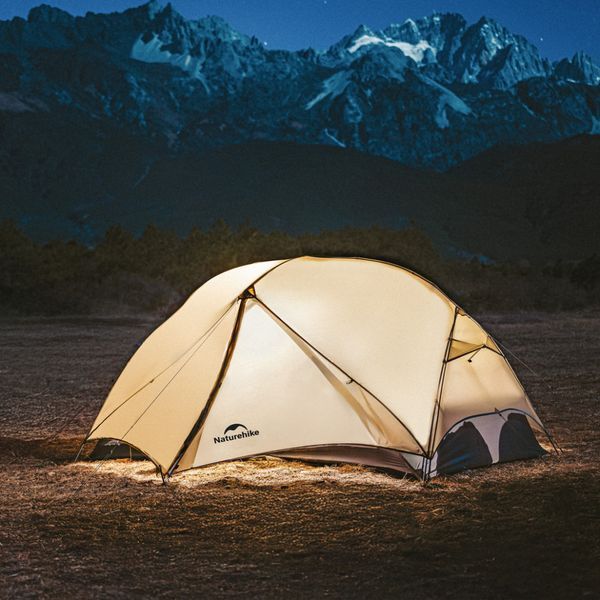 Намет двомісний ультралегкий Naturehike Mongar UL CNK2550WS016, коричневий 69590 фото