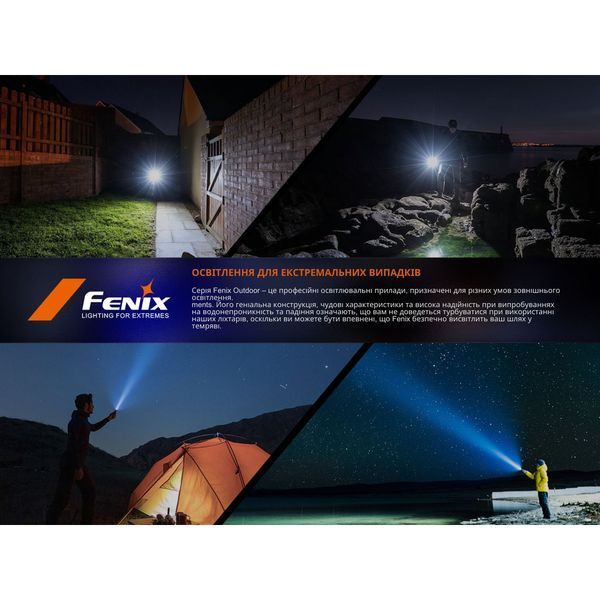 Ліхтар ручний Fenix SW05R-RED LED чорний 69252 фото