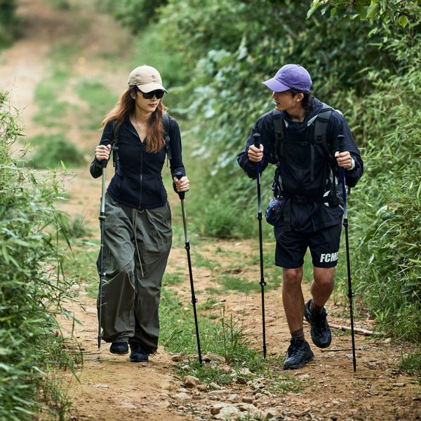 Трекінгова палиця 3-сек. Naturehike Hoar Trek EXT1 CNK2300DS010; 57-120 см; алюміній; коричнева 71434 фото