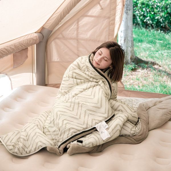 Спальний мішок Naturehike DP100 CNK2300SD012, бежевий 65404 фото