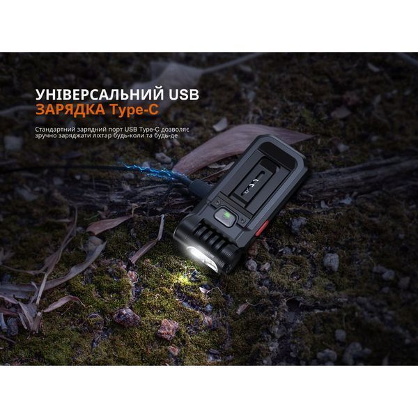 Ліхтар ручний Fenix SW05R-RED LED чорний 69252 фото
