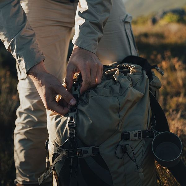 Рюкзак туристичний Naturehike NH70B070-B, 70 л + 5 л, світло-коричневий 65701 фото