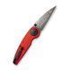 Ніж складаний туристичний Civivi Starflare, (8.4 см) Damascus / Aluminum червоний 66263 фото 2