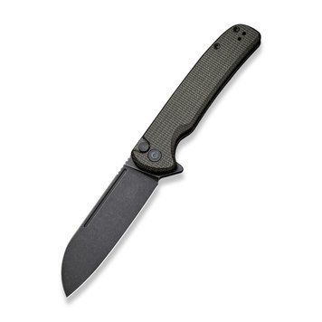 Ніж складаний туристичний Civivi Chevalier, (8.8 см) 14C28N / Micarta темно-зелений 64342 фото