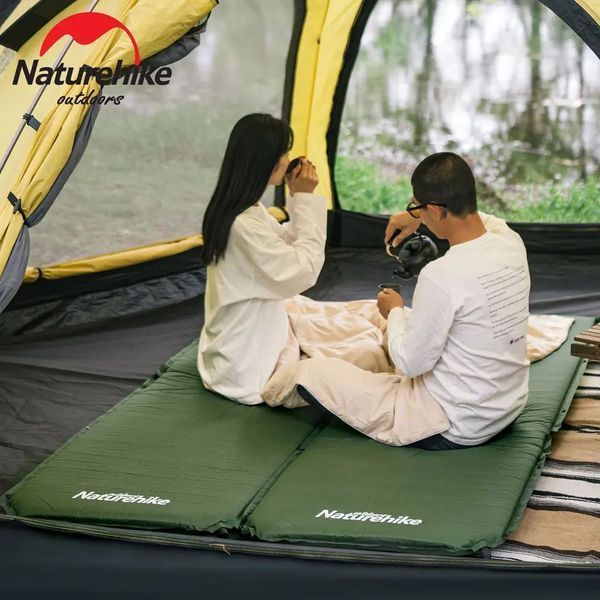 Матрац cамонадувний 5 см Naturehike NH20DZ003, темно-зелений 63007 фото