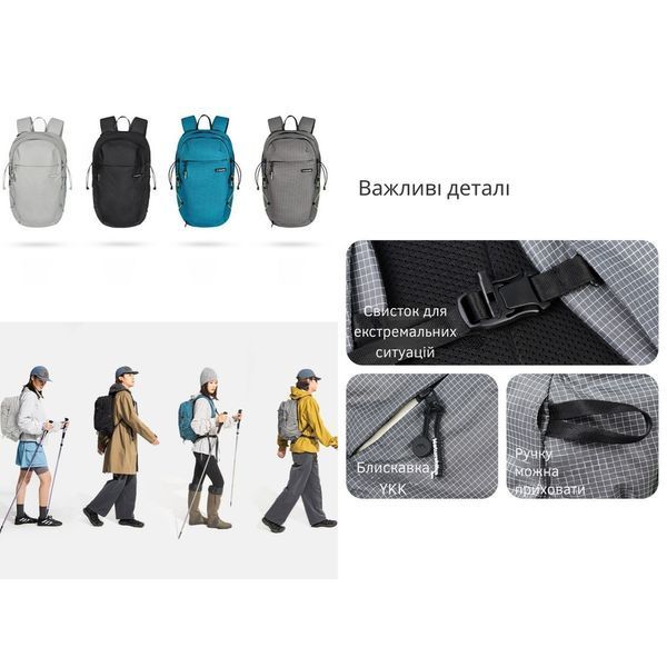 Рюкзак туристичний Naturehike CNK2450XB023, 20 л, синій 69591 фото