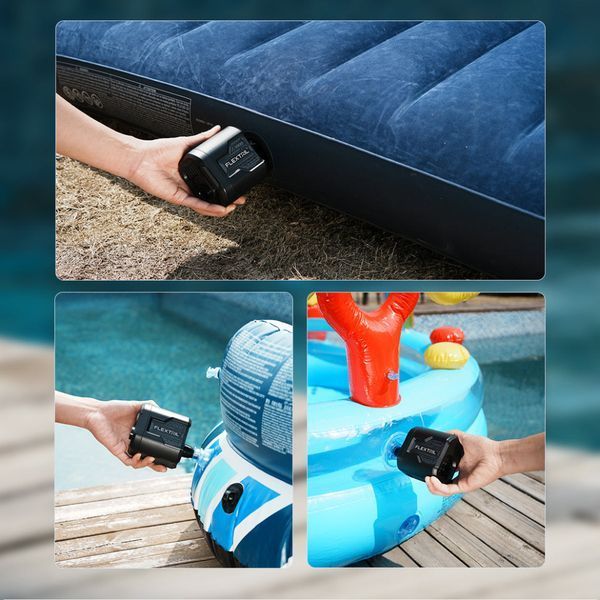 Портативний повітряний насос Flextail Evo Pump 3; 1000 л/хв; помаранчевий 69227 фото