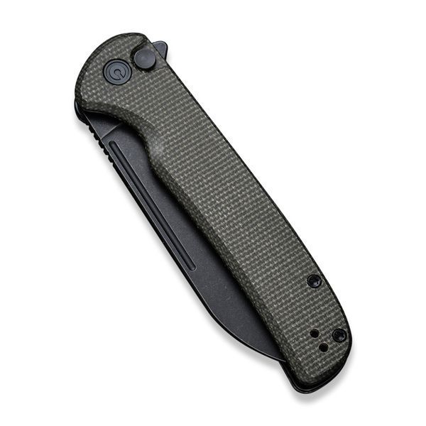 Ніж складаний туристичний Civivi Chevalier, (8.8 см) 14C28N / Micarta темно-зелений 64342 фото