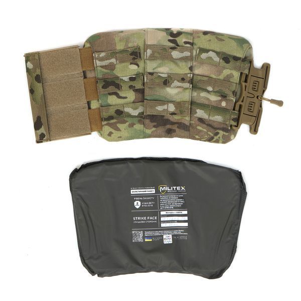Противомломочный жилет для волонтеров для прессы, EGIDA СPS (corset protection system), 1 или 2 класса ДСТУ и STANAG, черный MOLLI 107777M1 фото