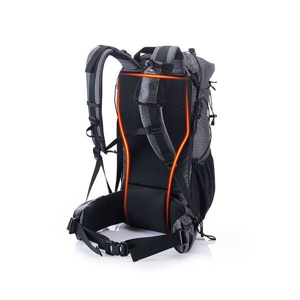 Рюкзак туристичний Naturehike Rock NH19BP095; 60+5 л; графіт в клітинку 65703 фото