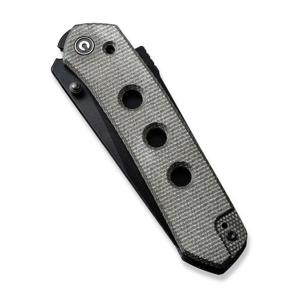 Ніж складаний туристичний Civivi Vision FG, (8.9 см) Nitro-V / Micarta темно-сірий 69977 фото