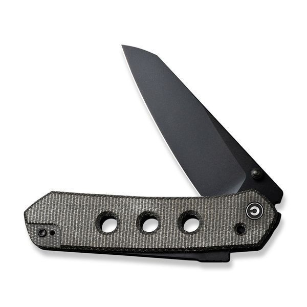 Ніж складаний туристичний Civivi Vision FG, (8.9 см) Nitro-V / Micarta темно-сірий 69977 фото