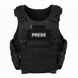 Противомломочный жилет для волонтеров для прессы, EGIDA СPS (corset protection system), 1 или 2 класса ДСТУ и STANAG, черный MOLLI 107777M1 фото 2