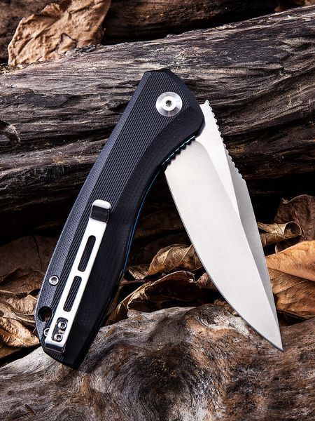 Ніж складаний туристичний Civivi Baklash, (8.9 см) 9Cr18MoV / G10 синій 61114 фото