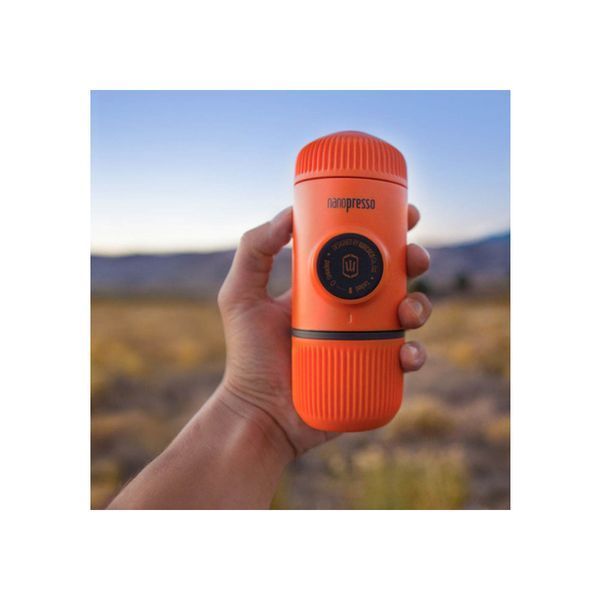 Портативна еспресо-кавоварка Wacaco Nanopresso помаранчева 70789 фото
