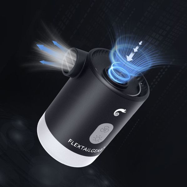 Насос-ліхтар-powerbank кемпінговий Flextail Max Pump 2 Pro, чорний 69229 фото