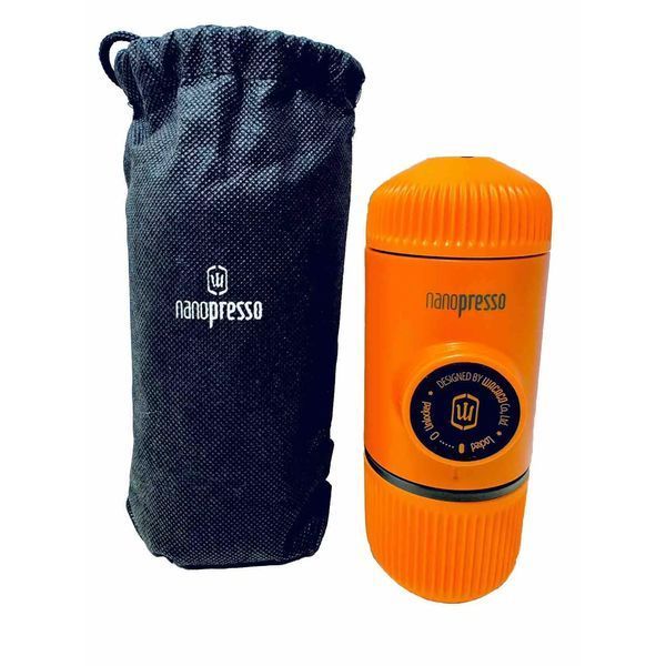 Портативна еспресо-кавоварка Wacaco Nanopresso помаранчева 70789 фото