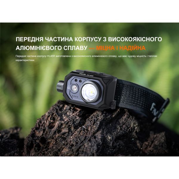 Ліхтар налобний Fenix HL45R LED з безконтактним датчиком 69255 фото