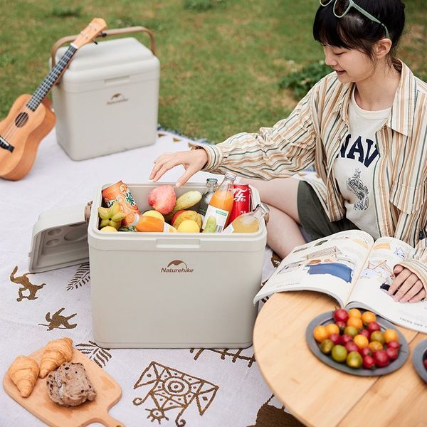 Туристичний холодильник Naturehike CNK2300BS011; 9 л; бежевий 65791 фото
