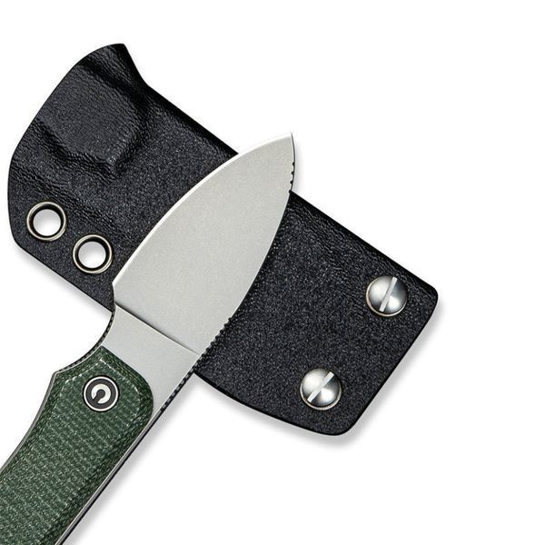 Ніж фіксований тактичний Civivi Baby Banter, (6.1 см) Nitro-V / Micarta темно-зелений 69279 фото
