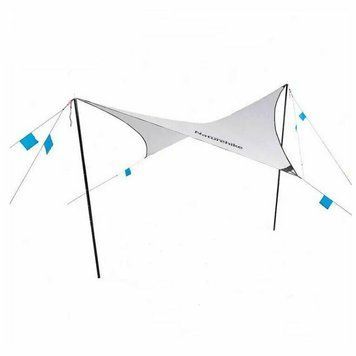 Тент для кемпінгу Naturehike Rhombus NH19TM003, 150D / Silver Coated, 402*268 см, сірий 57589 фото