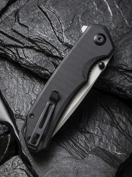 Ніж складаний туристичний Civivi Brazen, (8.8 см) 14C28N / G10 чорний 61115 фото