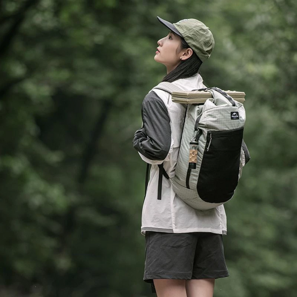 Рюкзак туристичний Naturehike NH20BB206; 20 л; графіт в клітинку 65705 фото