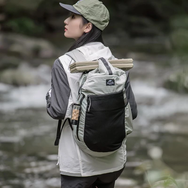 Рюкзак туристичний Naturehike NH20BB206; 20 л; графіт в клітинку 65705 фото