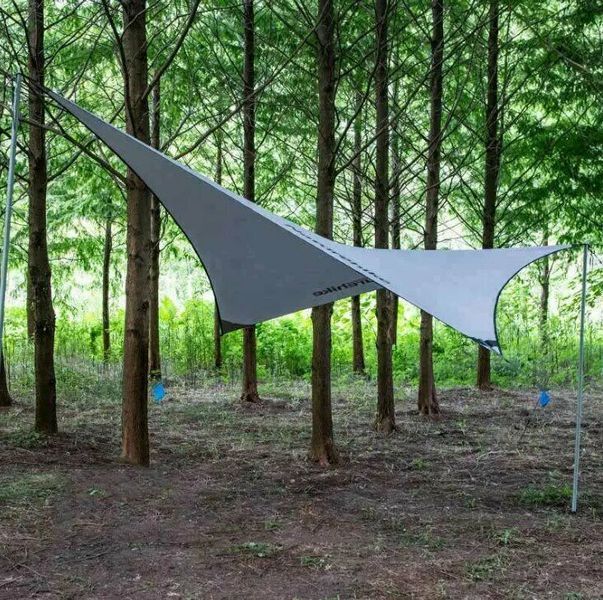 Тент для кемпінгу Naturehike Rhombus NH19TM003; 150D / Silver Coated; 402*268 см; сірий 57589 фото