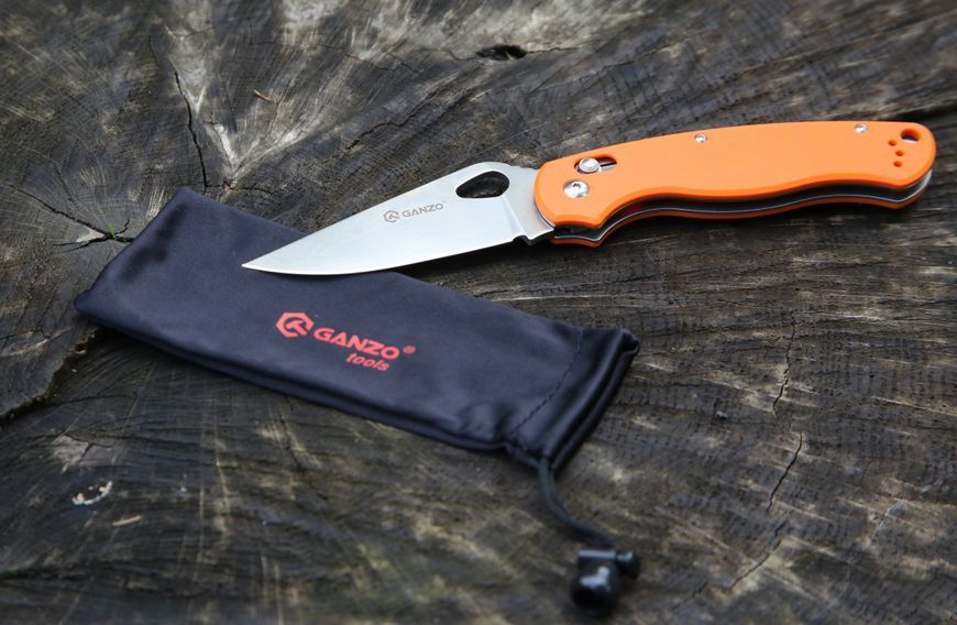 Ніж складаний Ganzo G729-OR помаранчевий 44676 фото