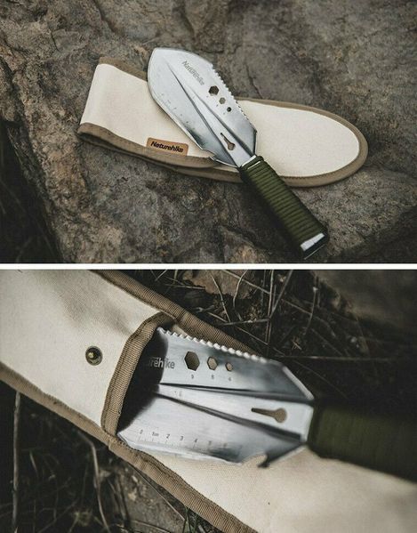 Лопата багатофункціональна Naturehike NH20GJ001; паракорд / нержавіюча сталь 57527 фото