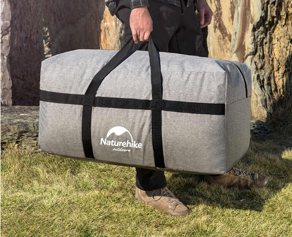 Сумка для зберігання портативна Naturehike NH17S021-L; 100 л; світло-сірий 64289 фото