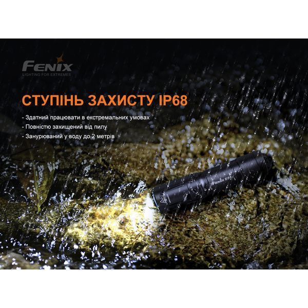 Ліхтар ручний Fenix E01 V2.0 чорний 50755 фото