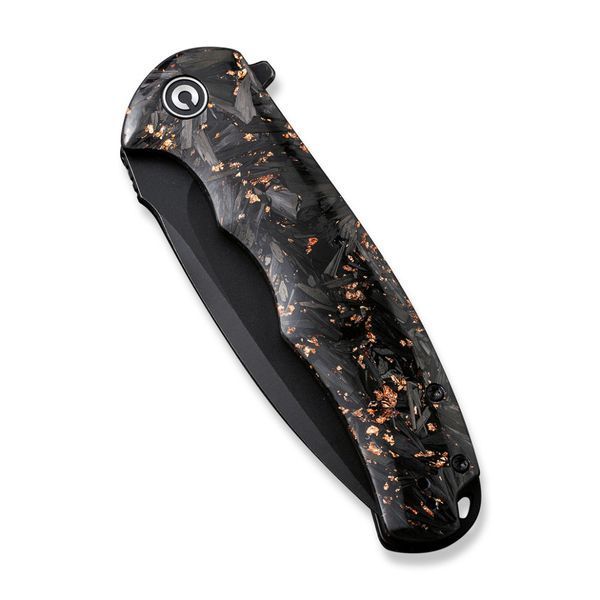 Ніж складаний туристичний Civivi Praxis, (9.5 см) 9Cr18MoV / Carbon Fiber & Resin 70291 фото