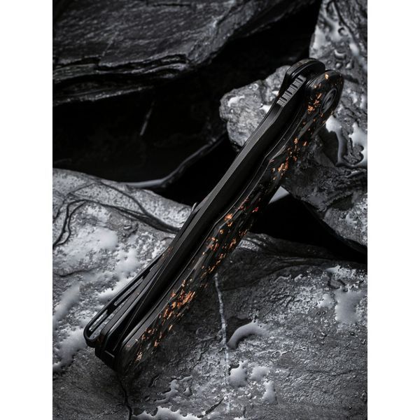 Ніж складаний туристичний Civivi Praxis, (9.5 см) 9Cr18MoV / Carbon Fiber & Resin 70291 фото