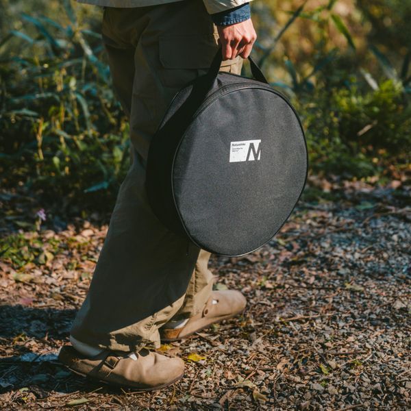Настільна кругла піч із решіткою гриль Naturehike CNK2550CF010, 36*32.6*12 см, хромоване залізо 70935 фото