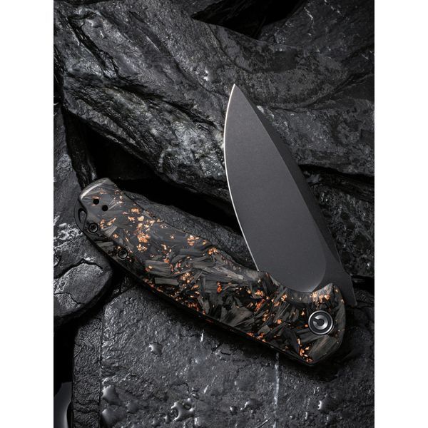 Ніж складаний туристичний Civivi Praxis, (9.5 см) 9Cr18MoV / Carbon Fiber & Resin 70291 фото