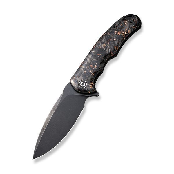 Ніж складаний туристичний Civivi Praxis, (9.5 см) 9Cr18MoV / Carbon Fiber & Resin 70291 фото