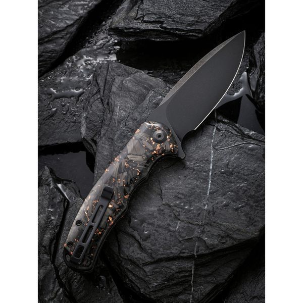 Ніж складаний туристичний Civivi Praxis, (9.5 см) 9Cr18MoV / Carbon Fiber & Resin 70291 фото