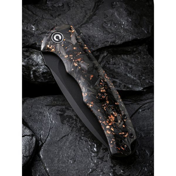 Ніж складаний туристичний Civivi Praxis, (9.5 см) 9Cr18MoV / Carbon Fiber & Resin 70291 фото
