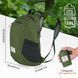 Рюкзак компактний надлегкий Naturehike Ultralight Naturehike NH17A012-B, 18 л, зелений 71439 фото 4