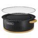 Настільна кругла піч із решіткою гриль Naturehike CNK2550CF010, 36*32.6*12 см, хромоване залізо 70935 фото 1