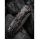 Ніж складаний туристичний Civivi Praxis, (9.5 см) 9Cr18MoV / Carbon Fiber & Resin 70291 фото 14