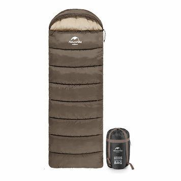 Спальник з капюшоном Naturehike U350 NH20MSD07, (1&deg;C), коричневий 57599 фото