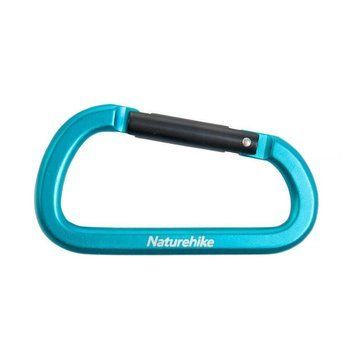 Карабін&nbsp;багатофункціональний&nbsp;Naturehike&nbsp;D-type&nbsp;80&nbsp;мм&nbsp;NH15A001-H&nbsp;blue 60815 фото