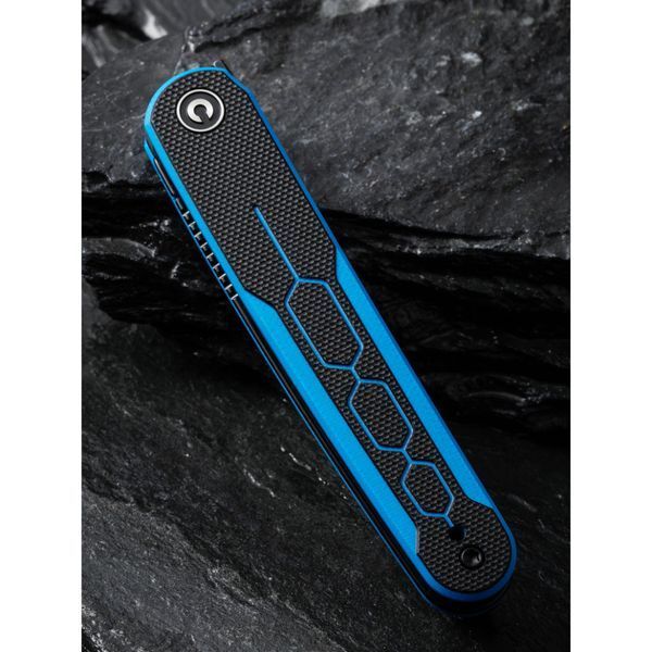 Ніж складаний кишеньковий Civivi KwaiQ , (7.6 см) Nitro-V / G10 чорно-синій 70297 фото