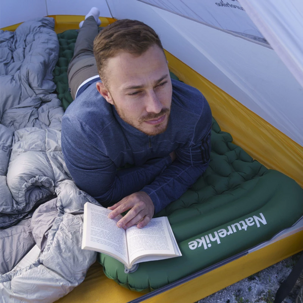 Матрац надувний із підголовником Naturehike CNK2300DZ0001; темно-синій 65283 фото